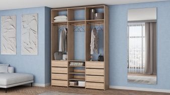 Встраиваемый Стеллаж для одежды Мирта 95 BMS