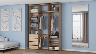 Встраиваемый Стеллаж для одежды Мирта 88 BMS