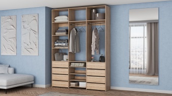 Встраиваемый Стеллаж для одежды Мирта 97 BMS