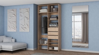 Встраиваемый Стеллаж для одежды Мирта 84 BMS