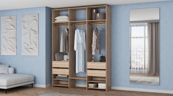 Встраиваемый Стеллаж для одежды Мирта 92 BMS