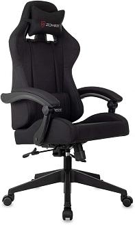 Кресло игровое Zombie Predator черного цвета