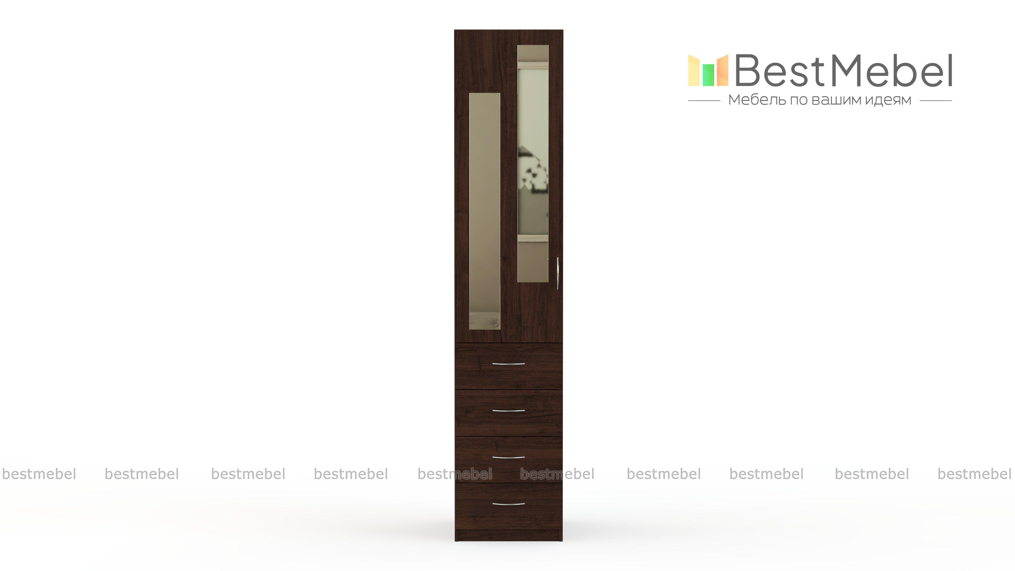 Распашной шкаф Паулина 37.1 BMS - Фото