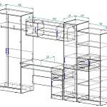 Схема сборки Детская стенка Норман 11 BMS
