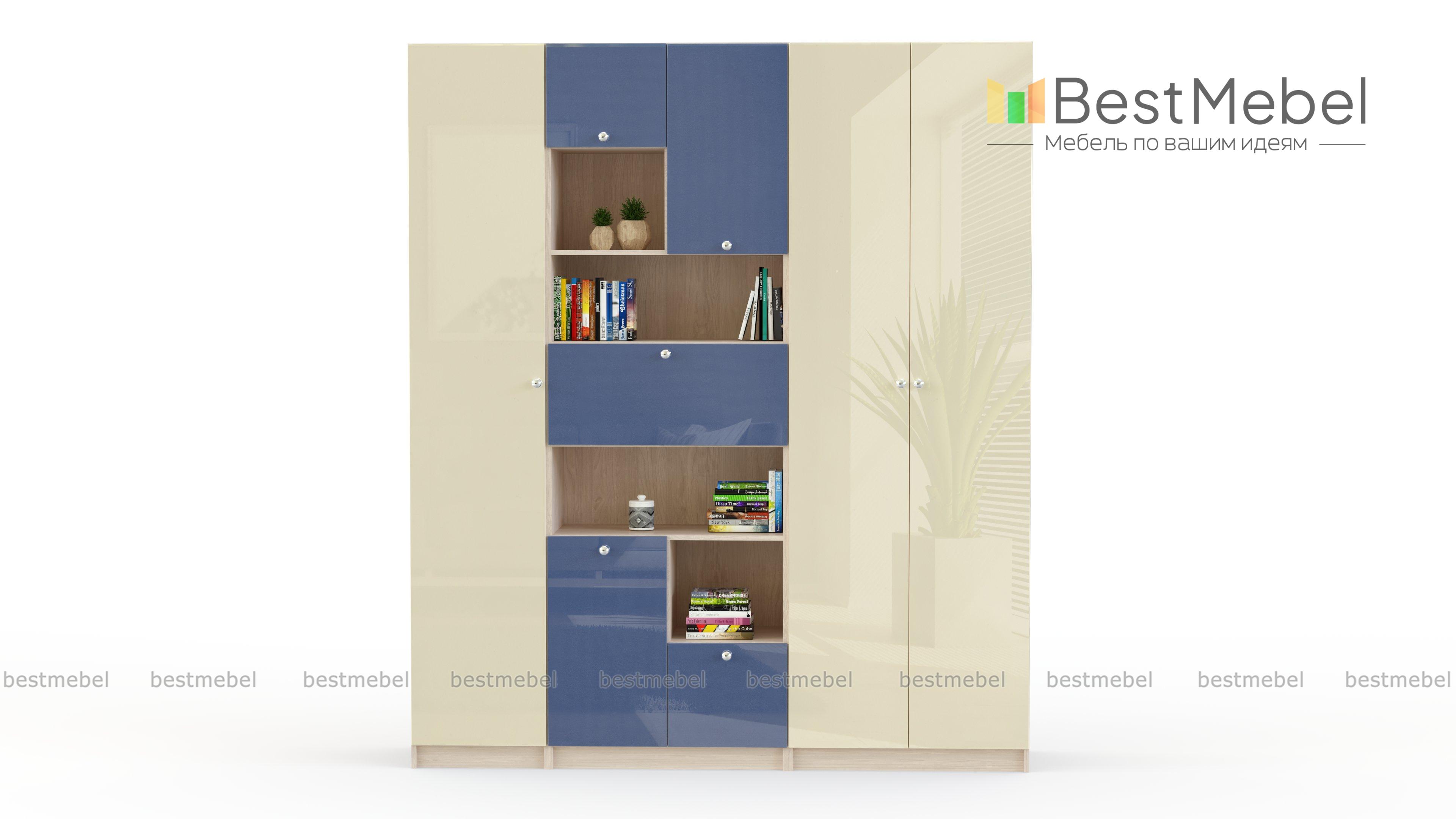 Шкаф-стеллаж Шелби-5 BMS - Фото