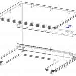 Схема сборки Стол для ноутбука Л-02 BMS