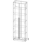 Схема сборки Шкаф распашной Аврил 4 BMS