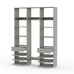 Стеллаж для одежды Мирта 93 BMS - Фото 8