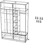 Схема сборки Прихожая Лувр 15 BMS