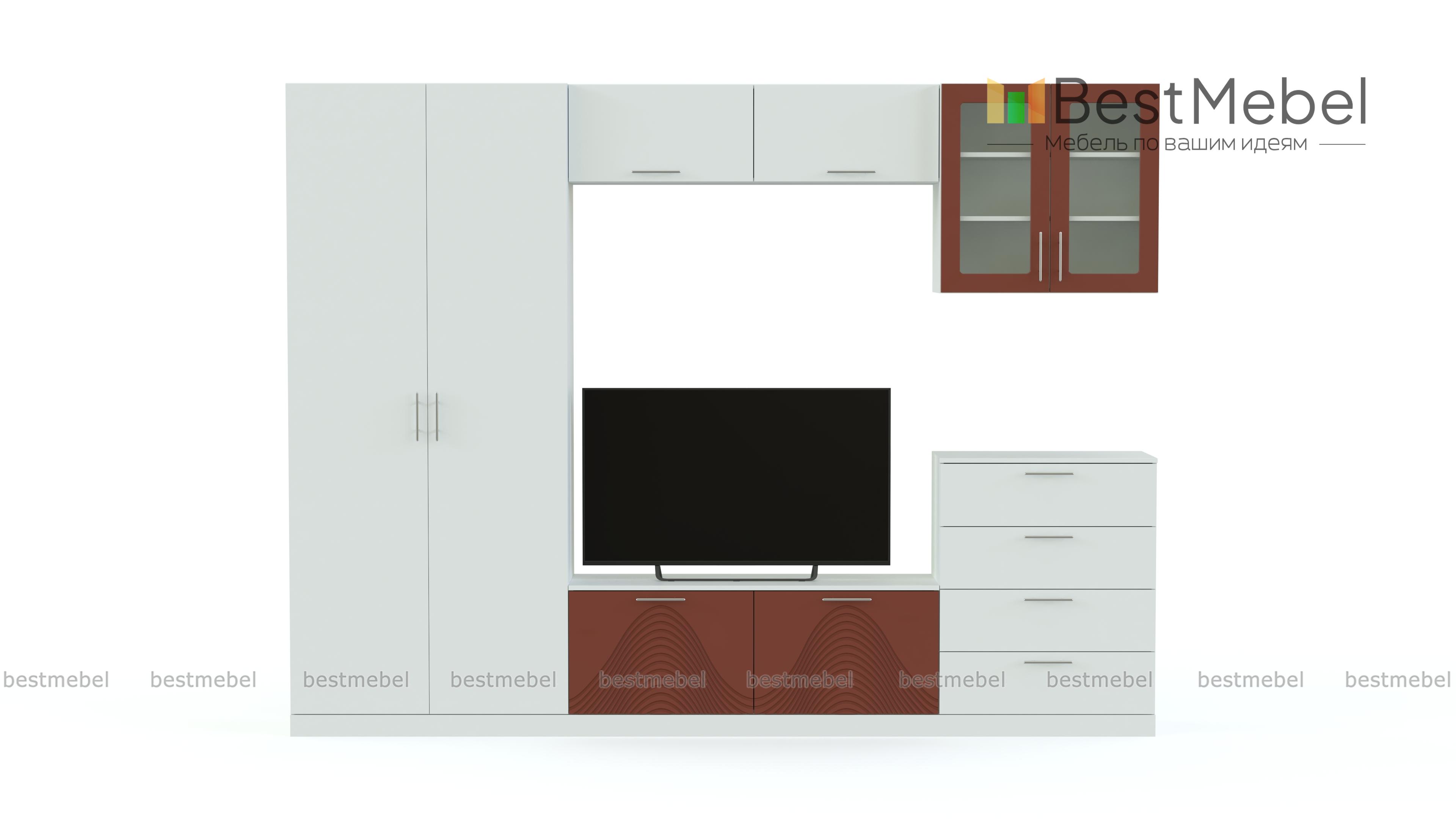 Стенка Вельвет 22 BMS - Фото