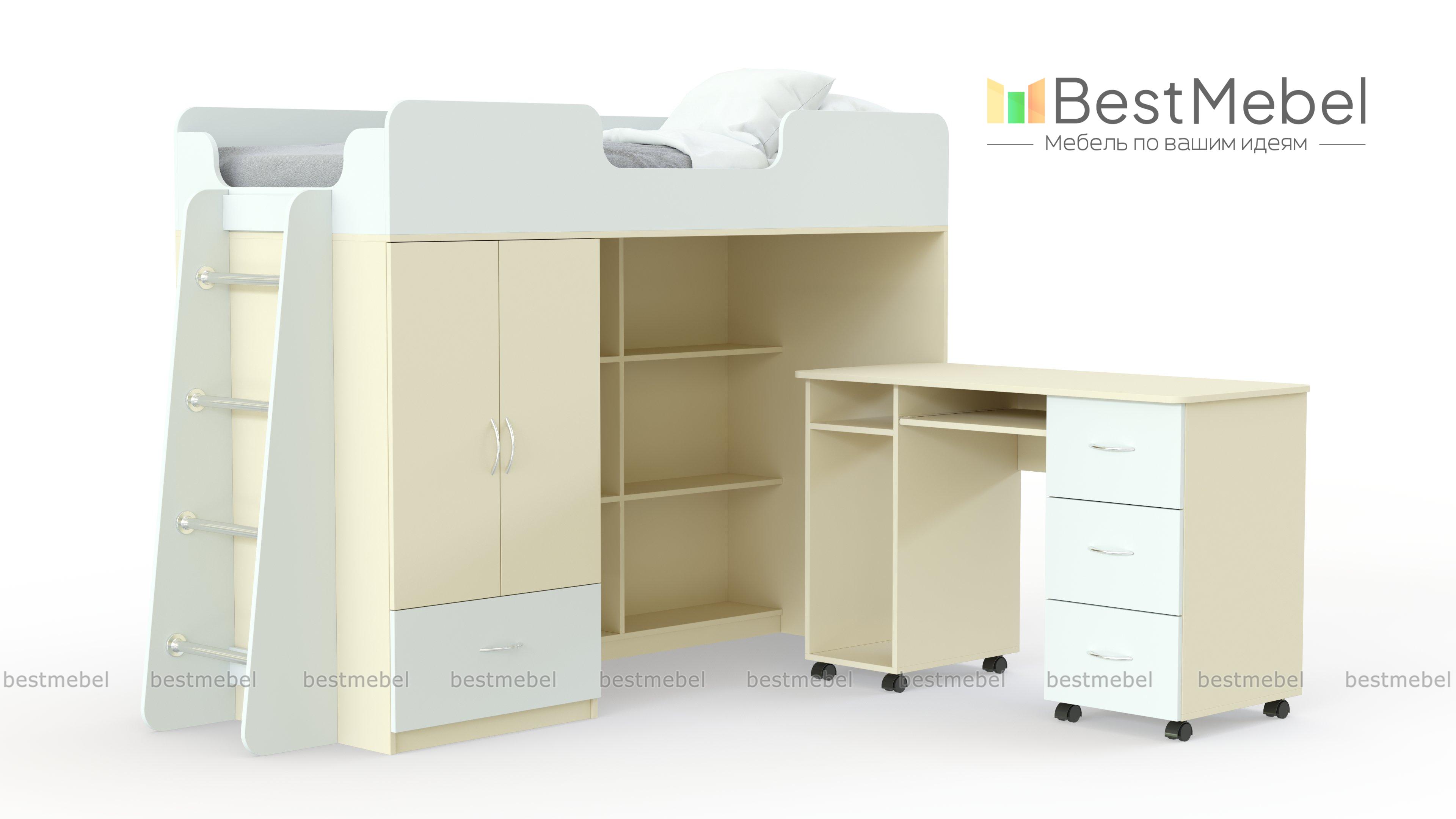 Кровать-чердак Миф 3 BMS - Фото