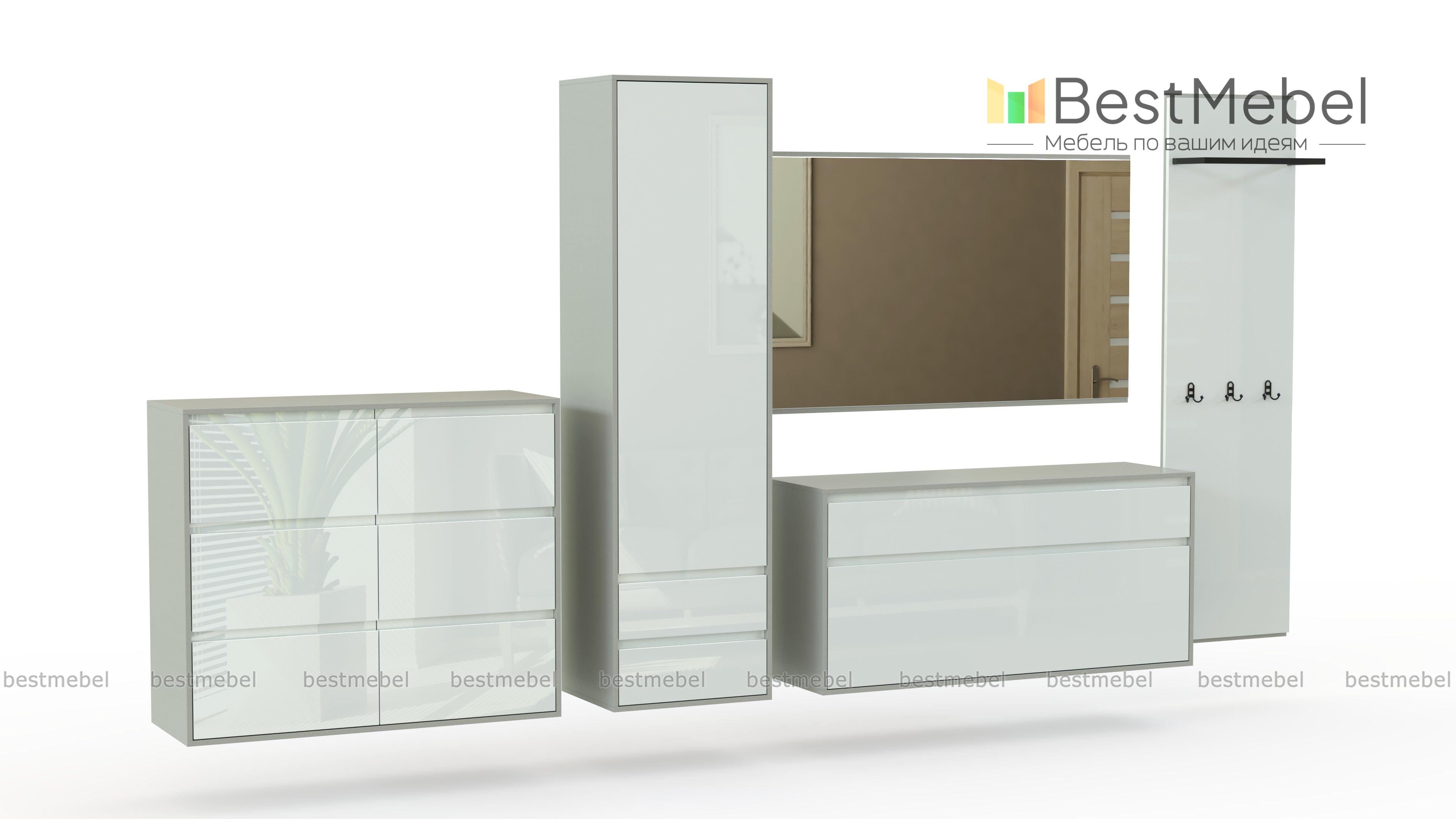 Прихожая Кара Глянец BMS - Фото