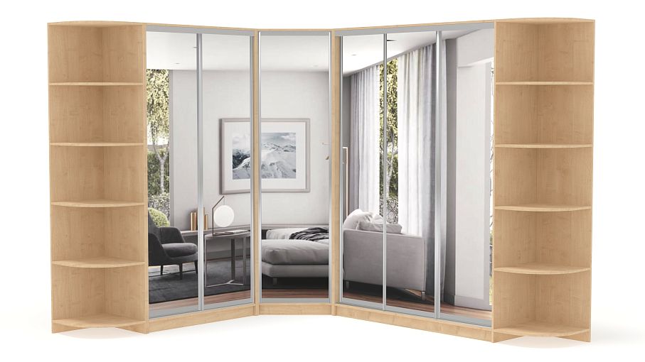 Шкаф угловой НКМ BMS - Фото