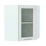 Шкаф навесной угловой со стеклом 590 Греция BMS - Фото 2