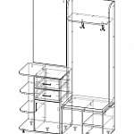 Схема сборки Прихожая Аннушка-3 BMS