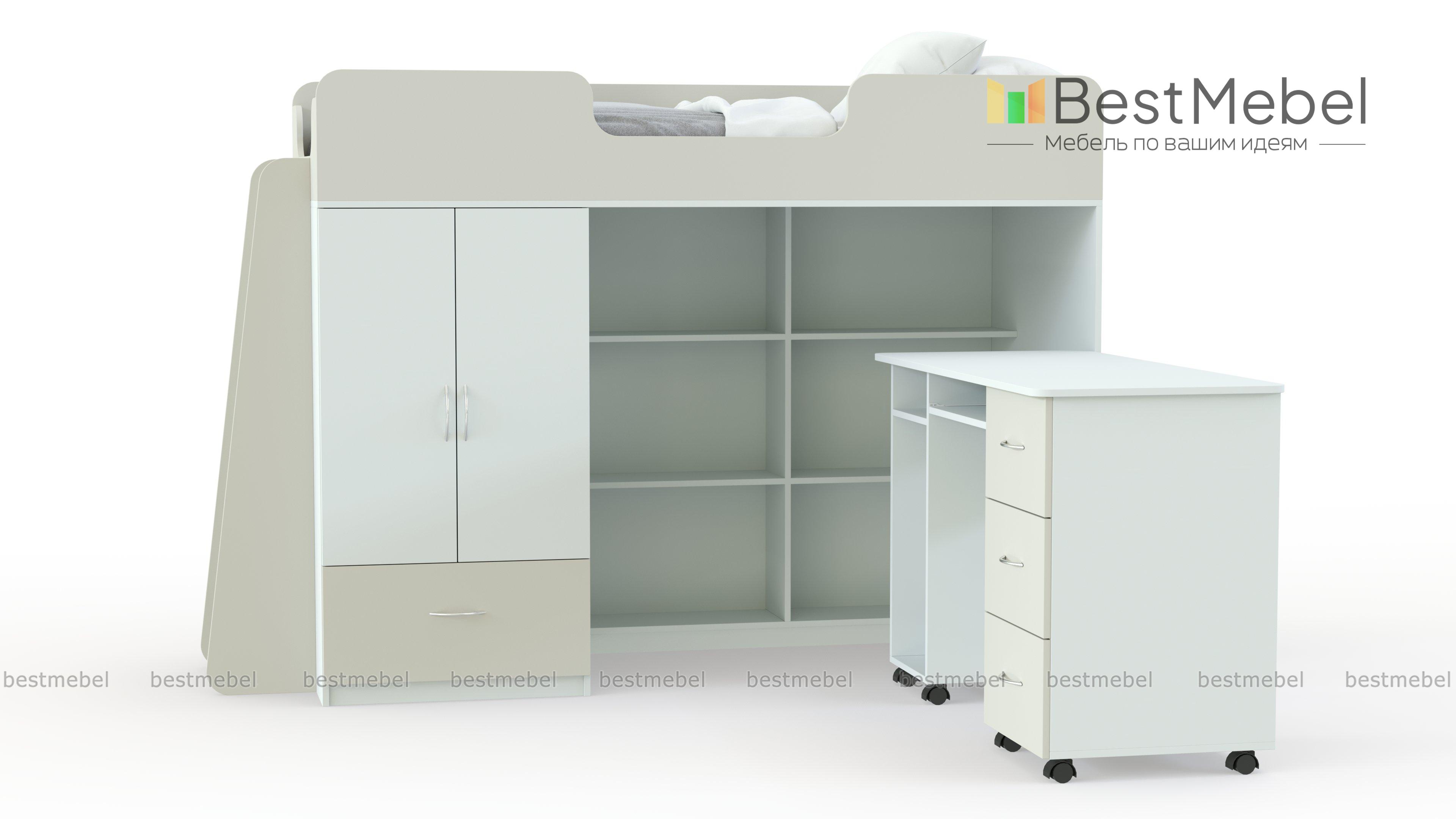 Кровать-чердак Миф 3 BMS - Фото