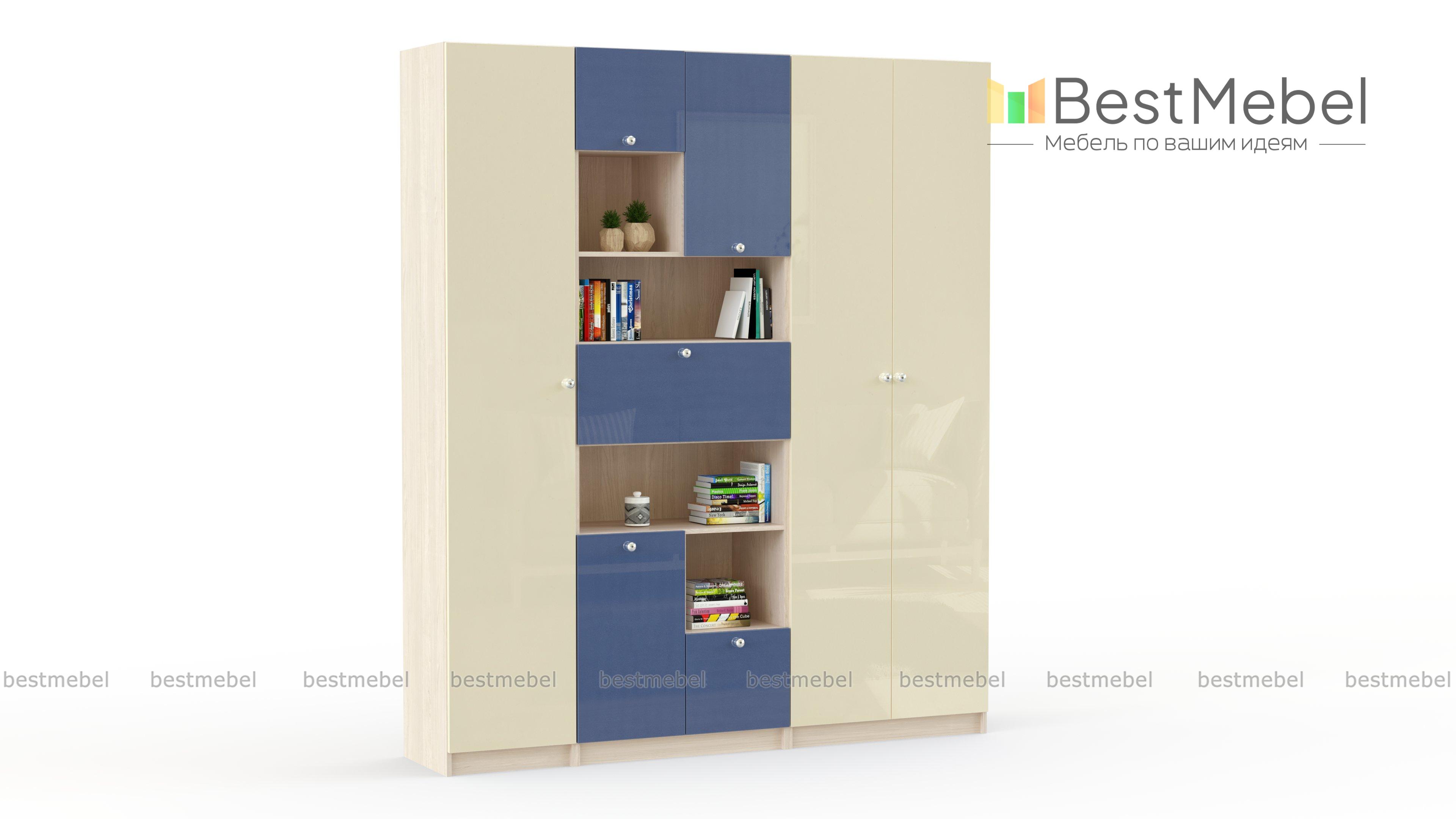 Шкаф-стеллаж Шелби-5 BMS - Фото