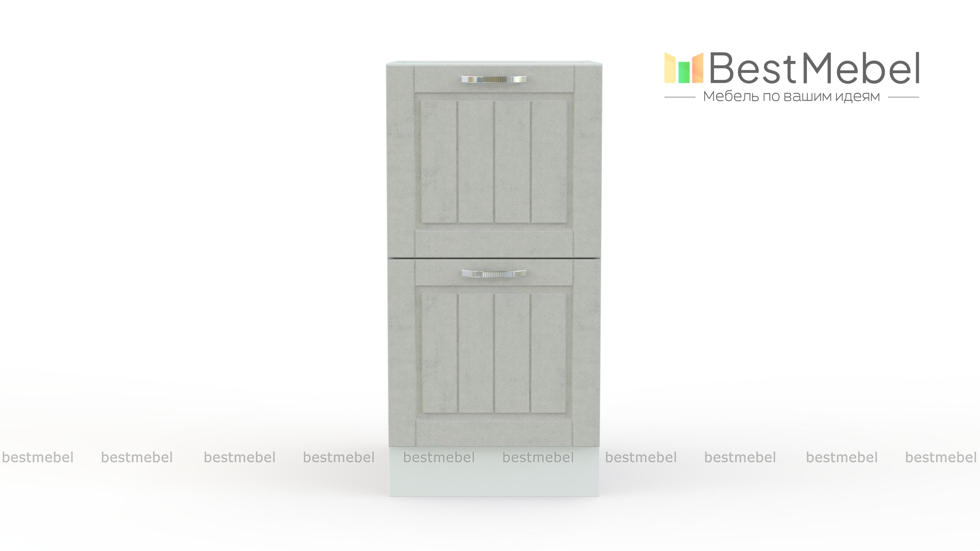 Шкаф нижний Лондон 2 глубоких ящика BMS - Фото