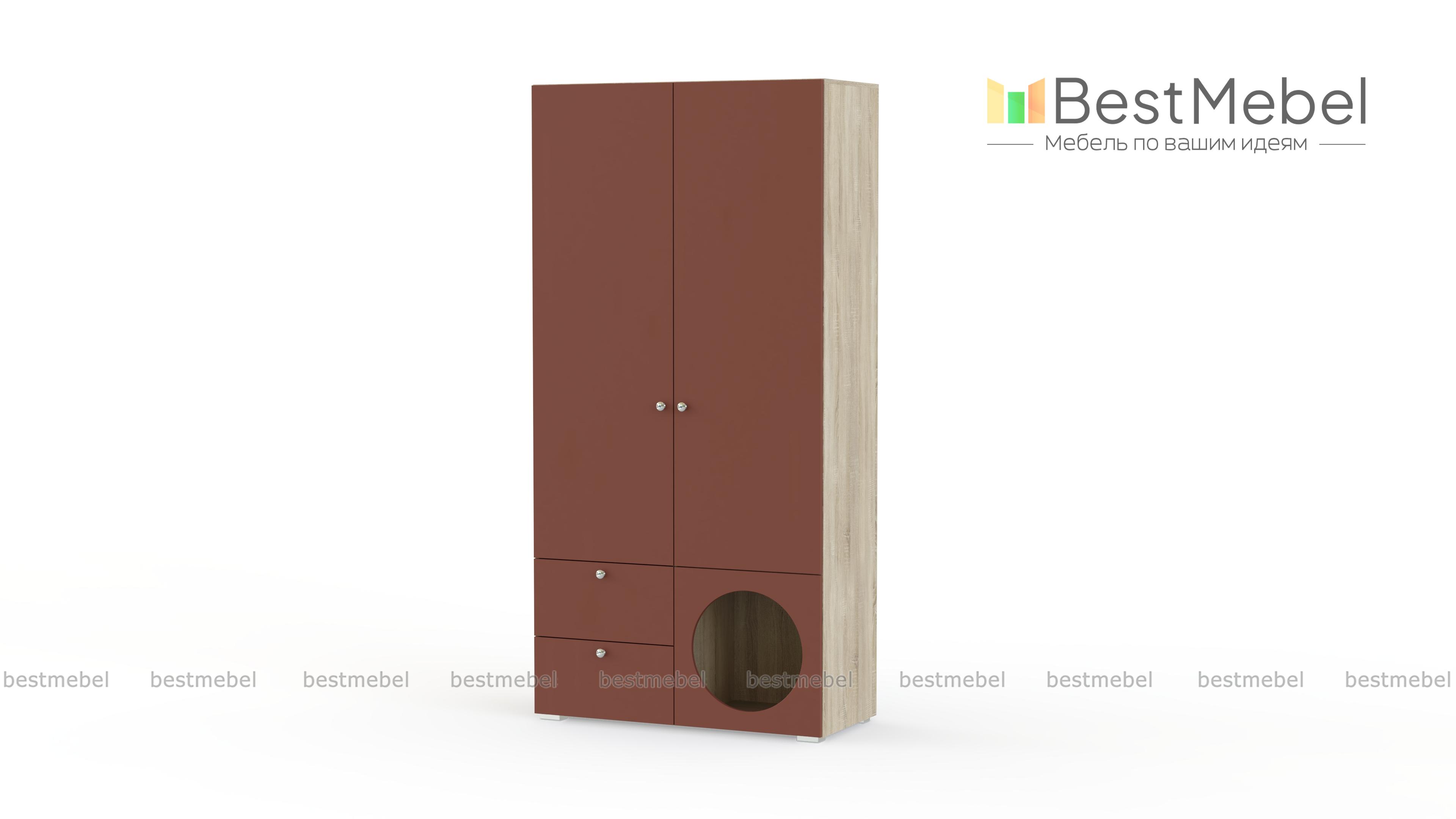 Шкаф распашной Авелин 1 BMS - Фото