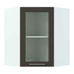 Шкаф верхний угловой со стеклом 550 Капля BMS - Фото 5