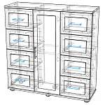 Схема сборки Комод 203.02 BMS