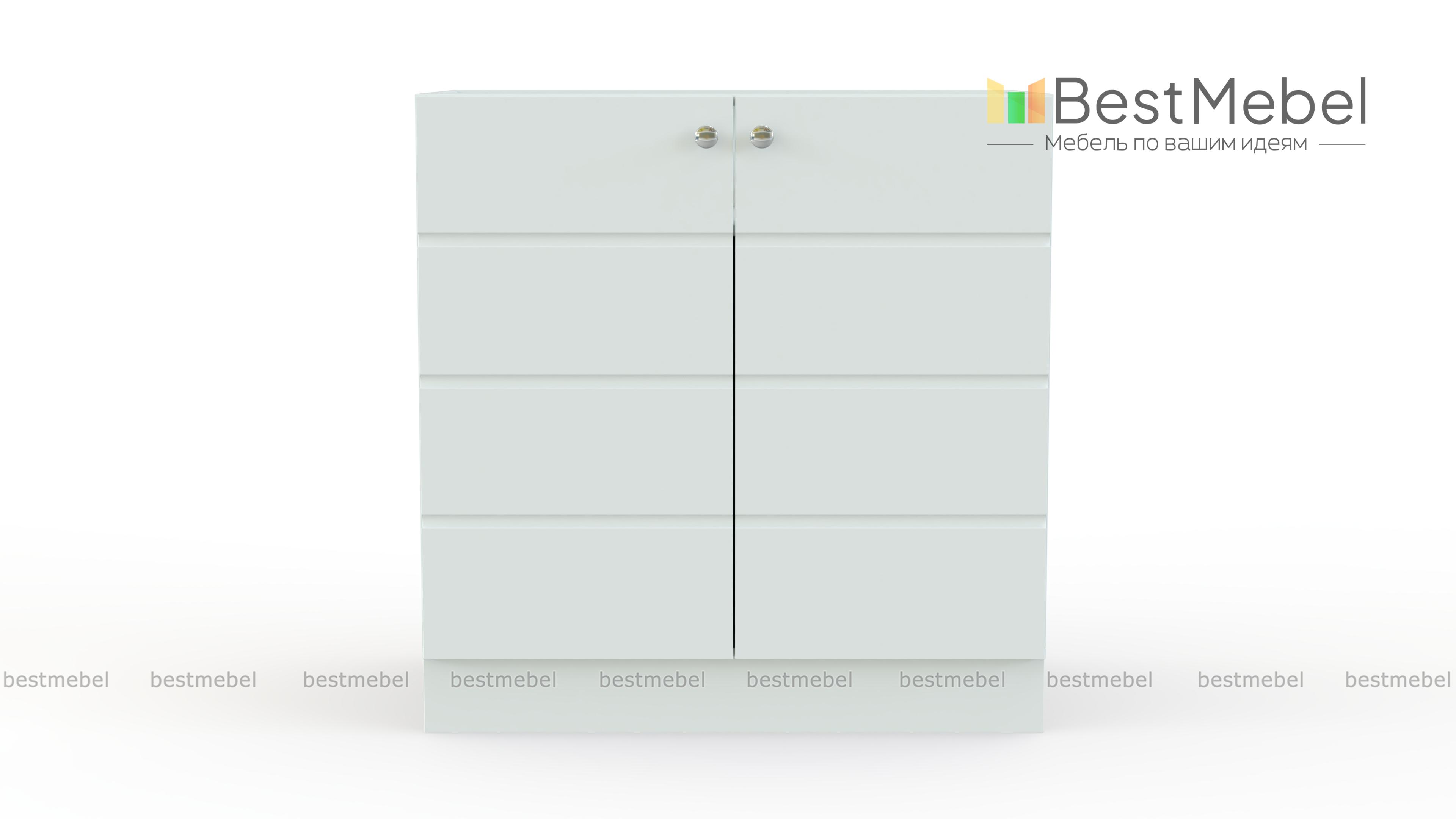 Тумба напольная Квадро 2ДВ BMS - Фото