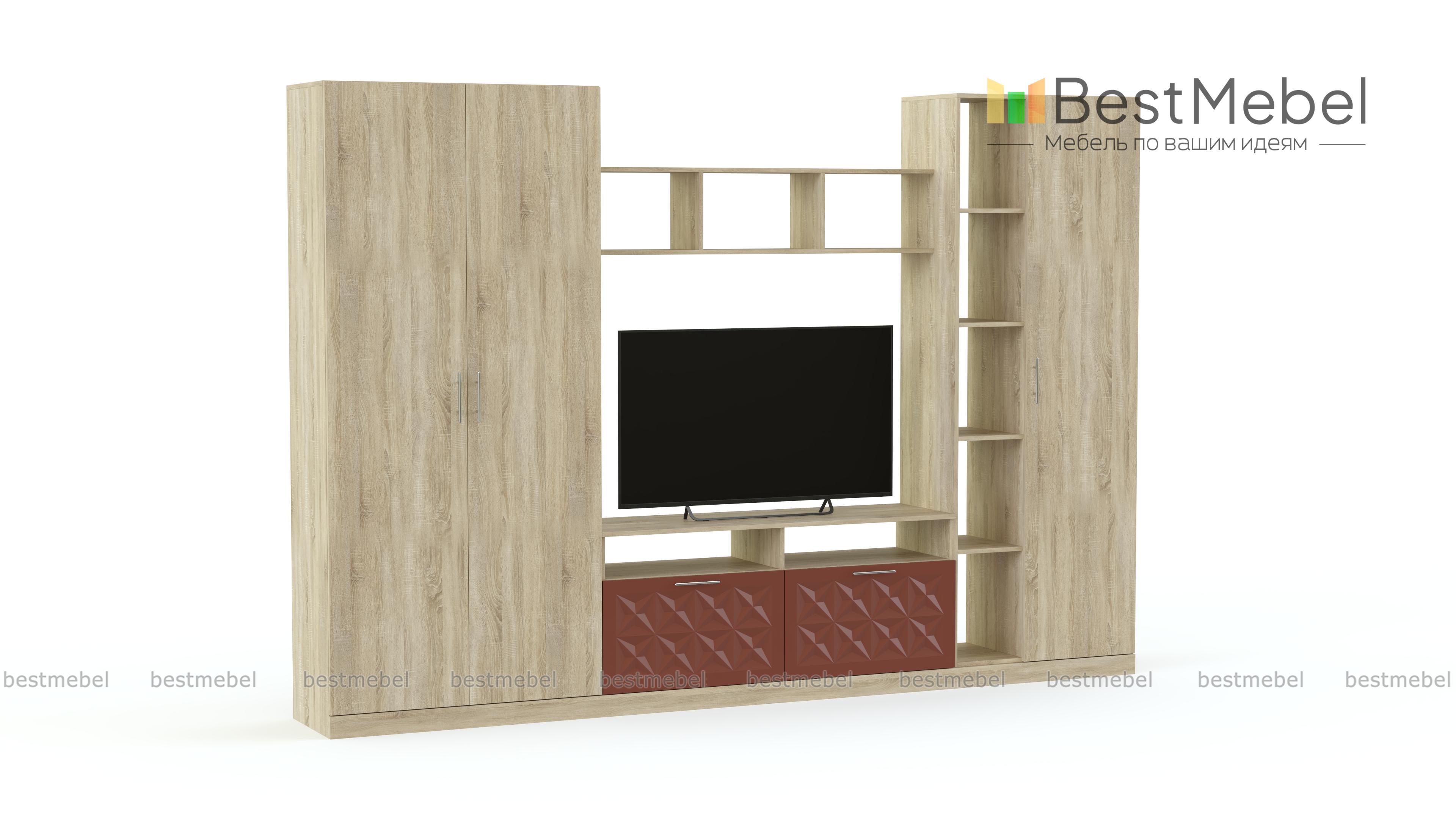 Стенка Вельвет 17 BMS - Фото