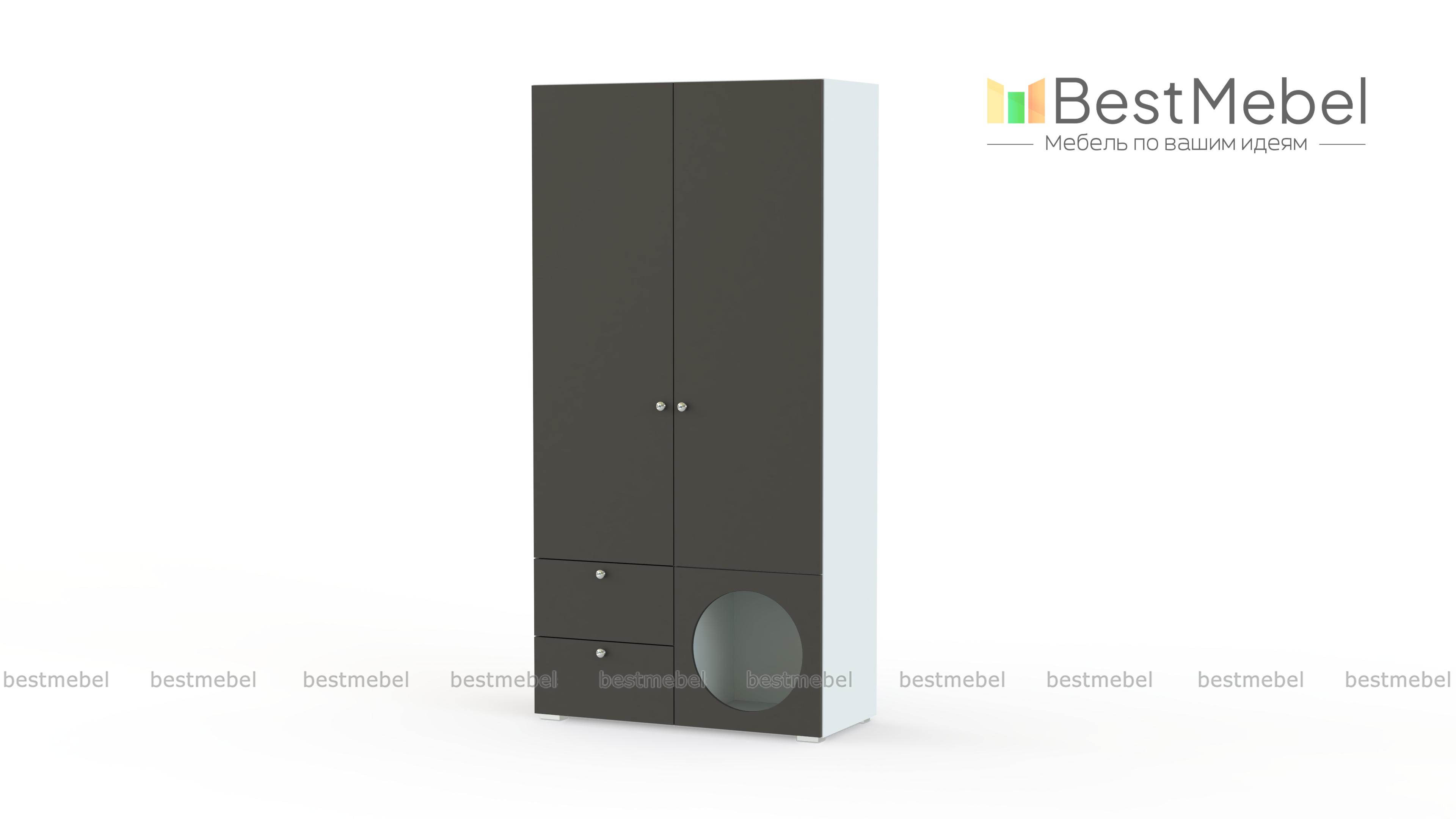 Шкаф распашной Авелин 1 BMS - Фото