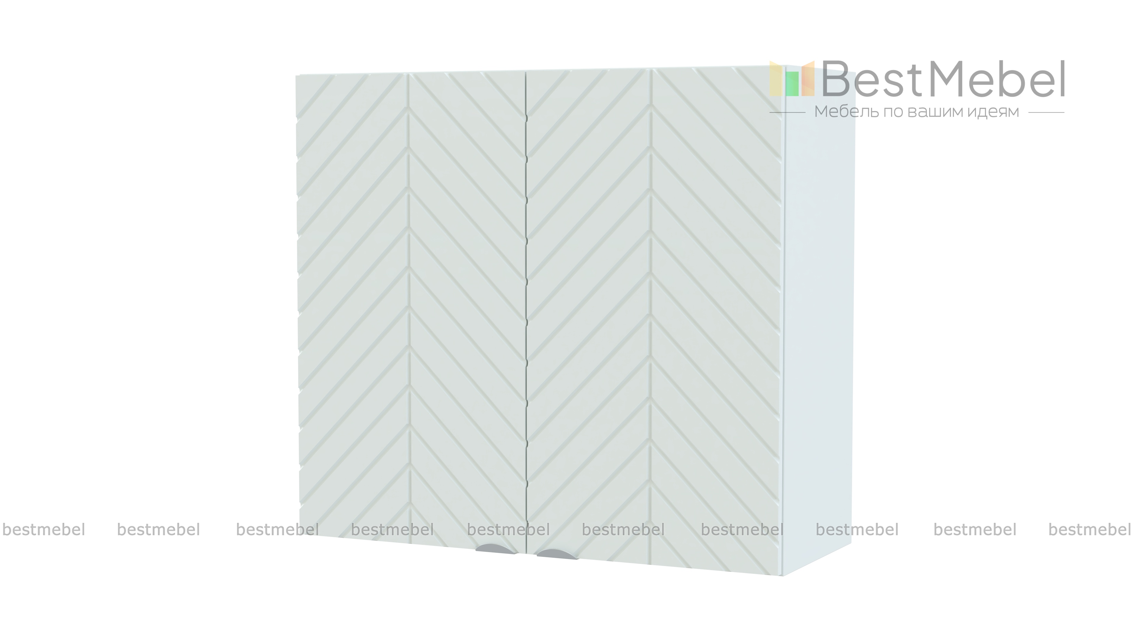 Шкаф верхний с 2-мя дверцами Анаис BMS