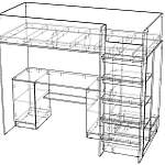 Схема сборки Кровать-чердак Сезам 13 BMS