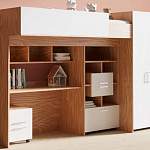 Кровать-чердак со шкафом Бемби-1 BMS - Фото 2