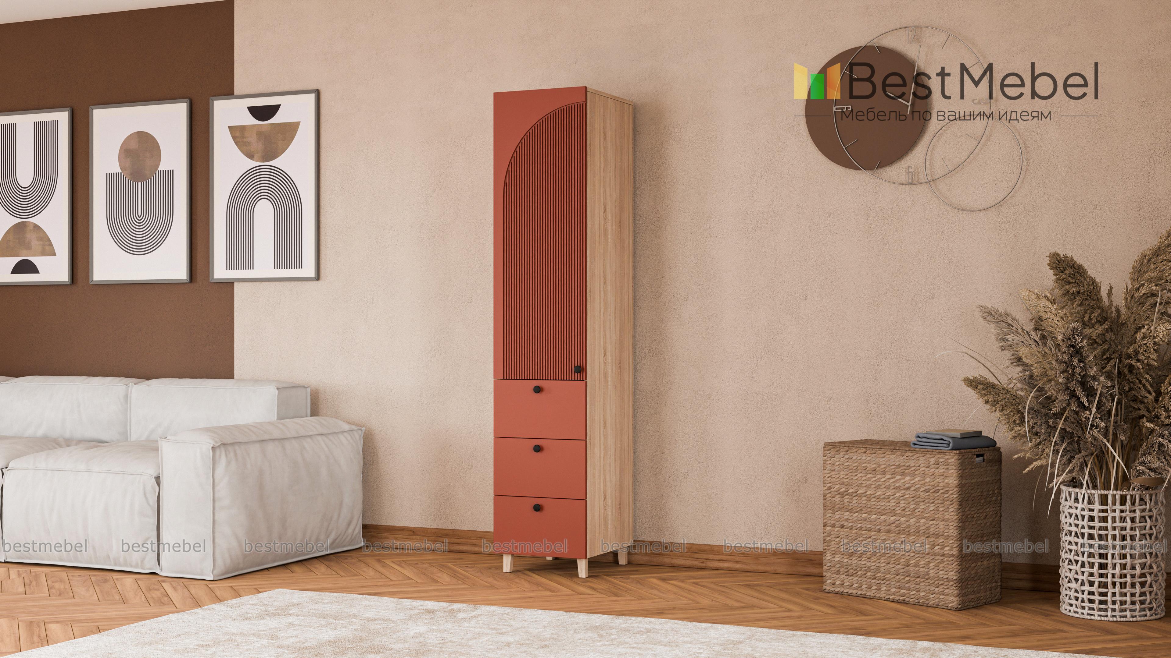 Шкаф-пенал Вивьен 1 BMS - Фото