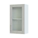 Шкаф верхний торцевой остекленный Сканди BMS - Фото 1