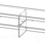 Схема сборки Надставка для стола НТ-08 BMS