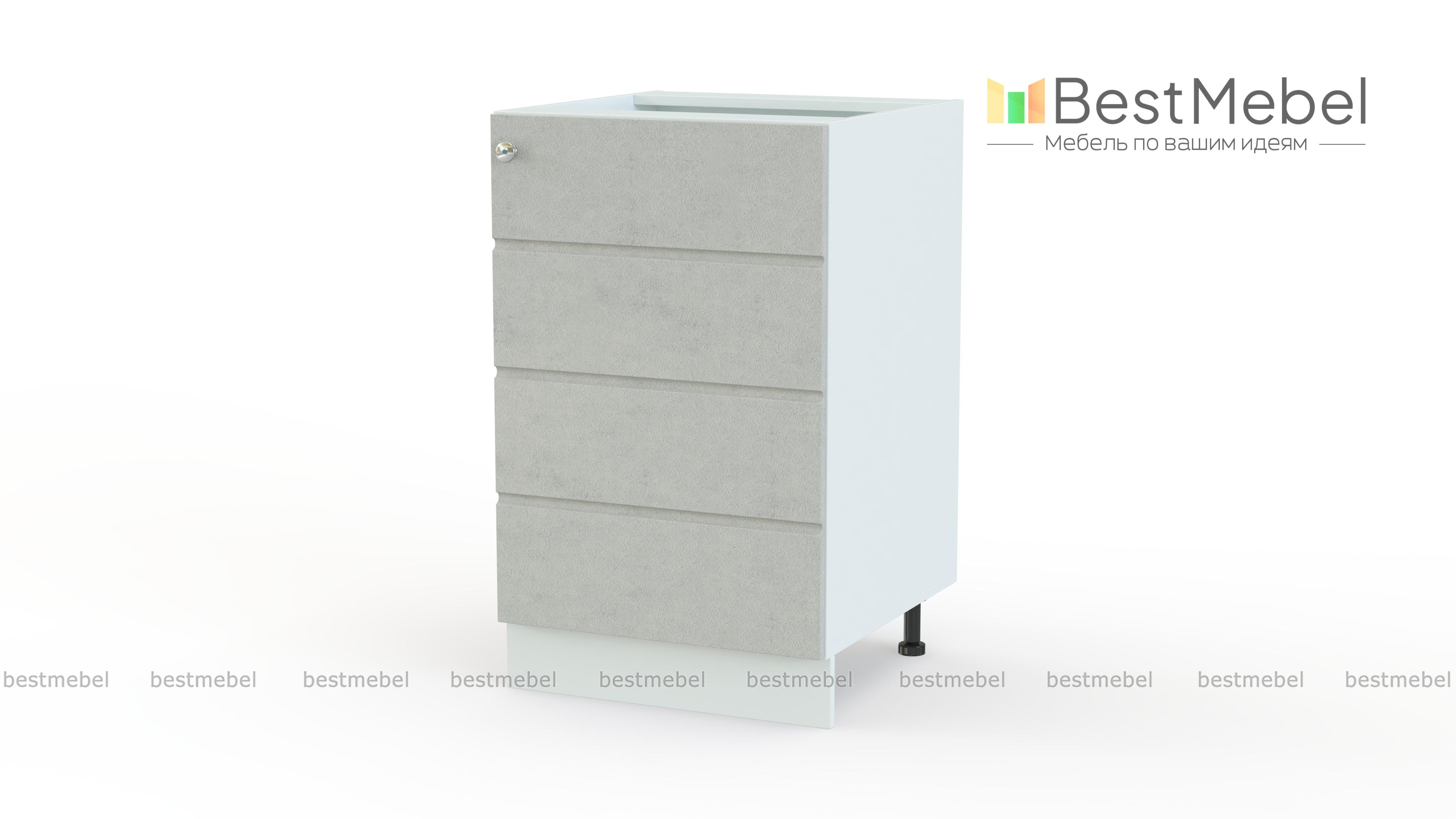 Тумба напольная Квадро 1ДВ BMS - Фото