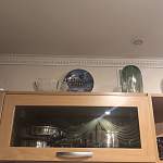 Шкаф верхний горизонтальный остекленный Европа BMS - Фото от клиента