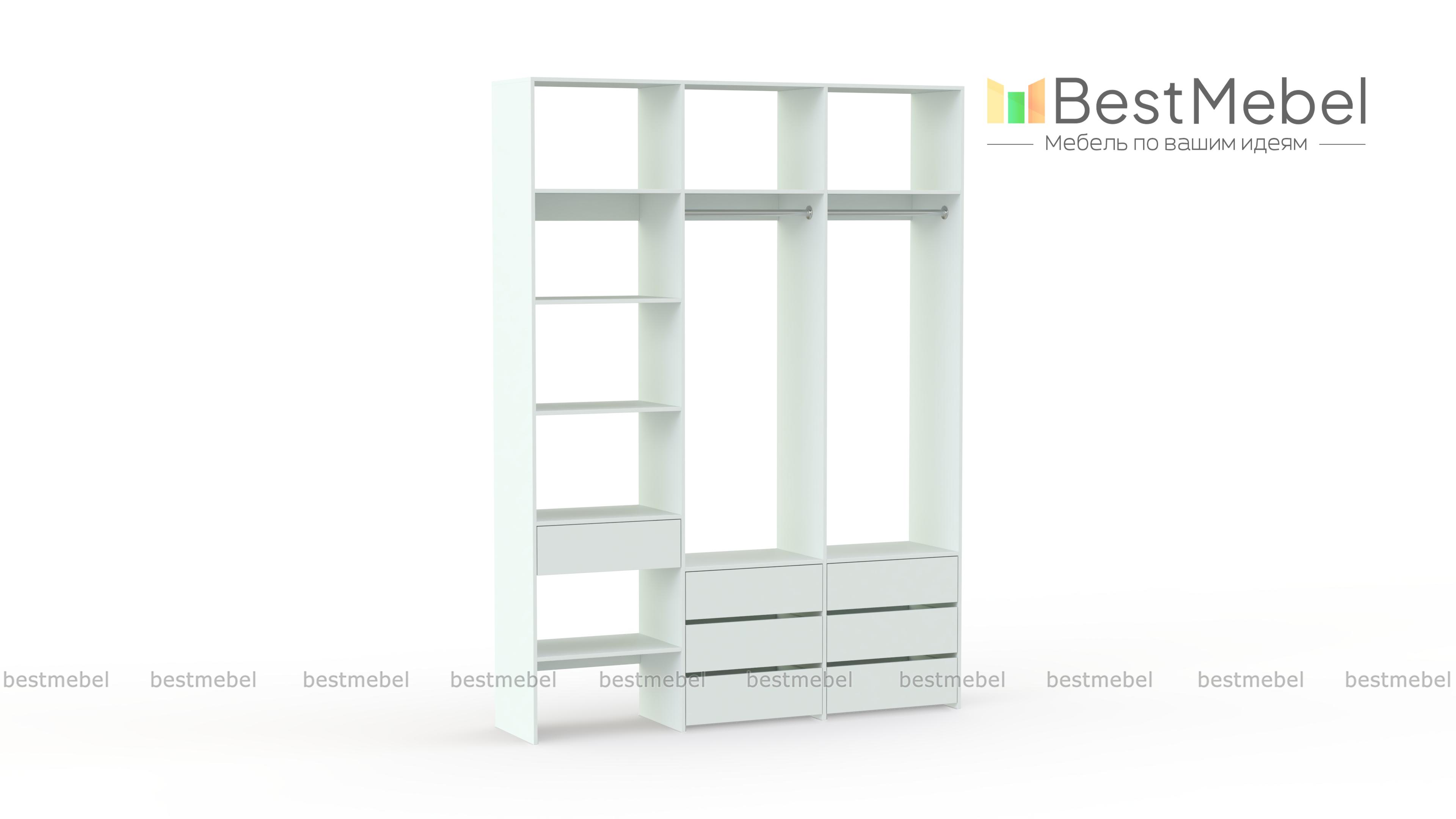 Стеллаж для одежды Мирта 52 BMS - Фото