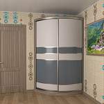 Радиусный шкаф купе Рада-6 BMS - Фото 1