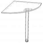 Схема сборки Приставной элемент Эконом 201 BMS