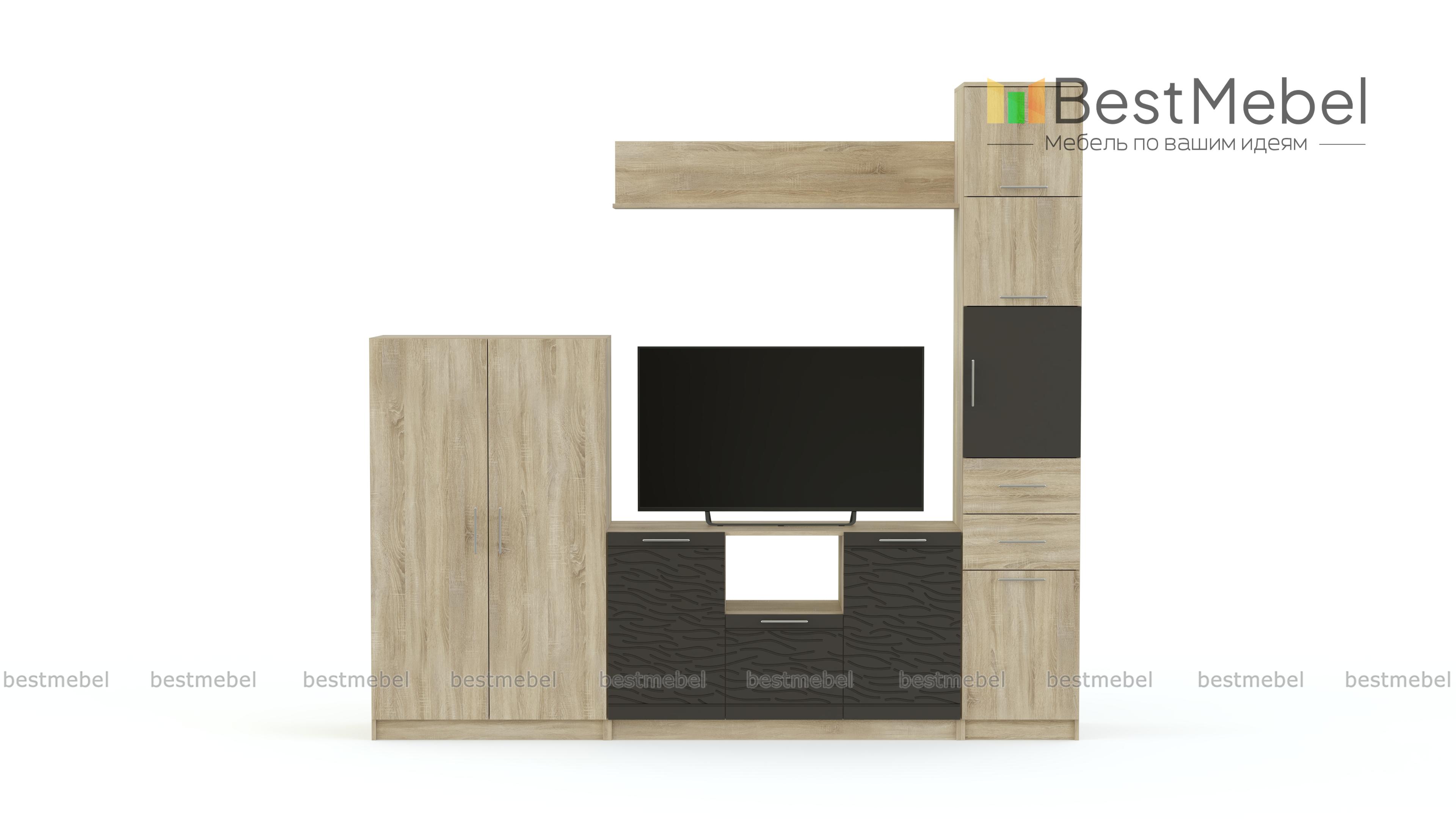 Стенка Вельвет 4 BMS - Фото