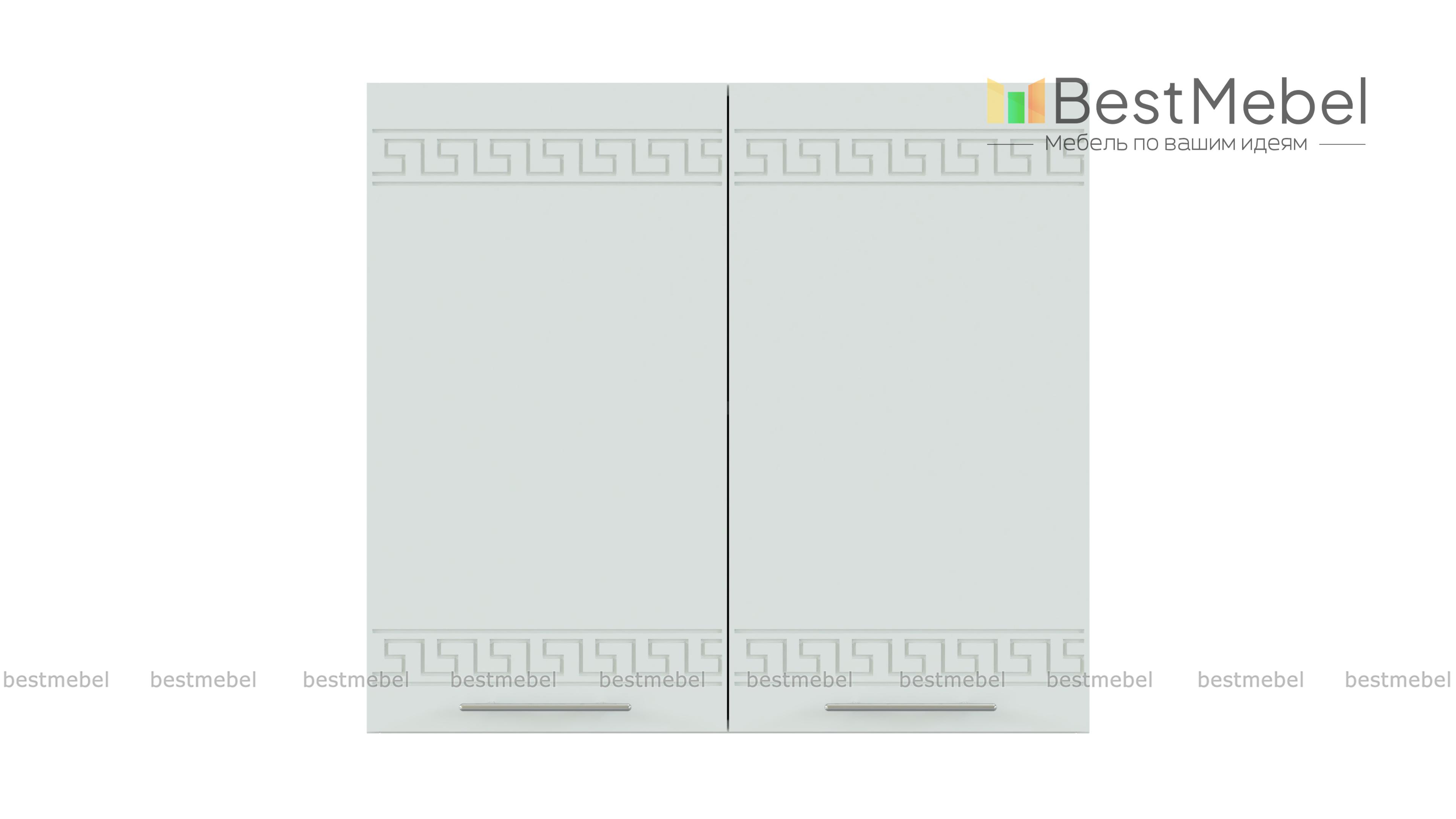 Шкаф навесной 2 двери Греция BMS - Фото