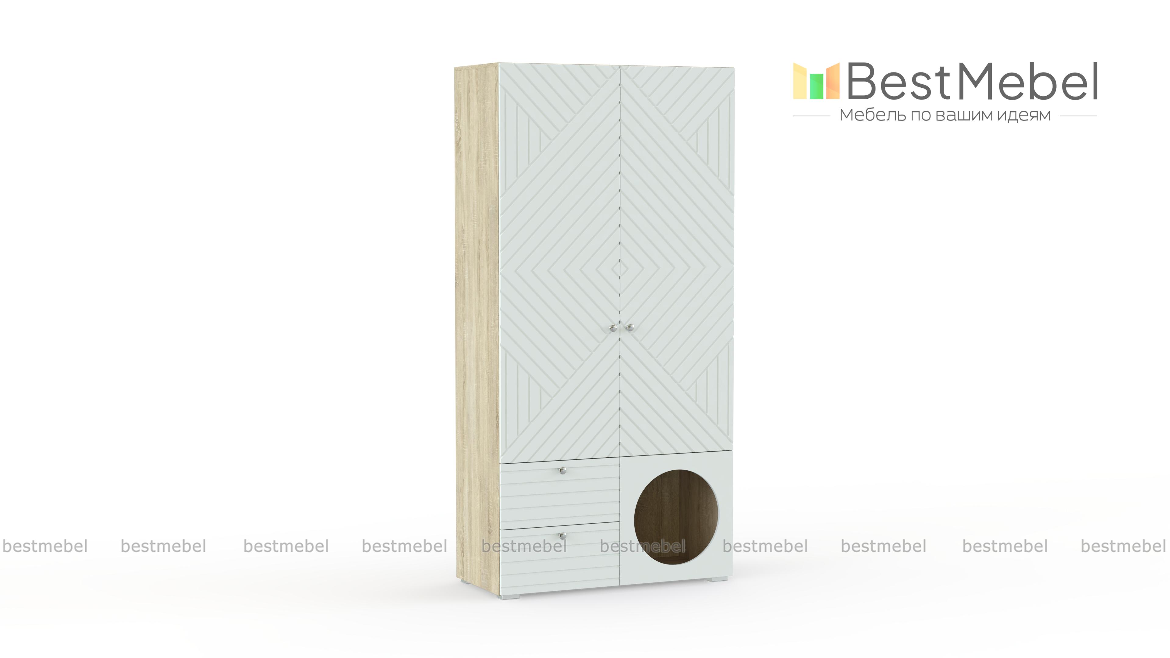 Шкаф распашной Авелин 13 BMS - Фото