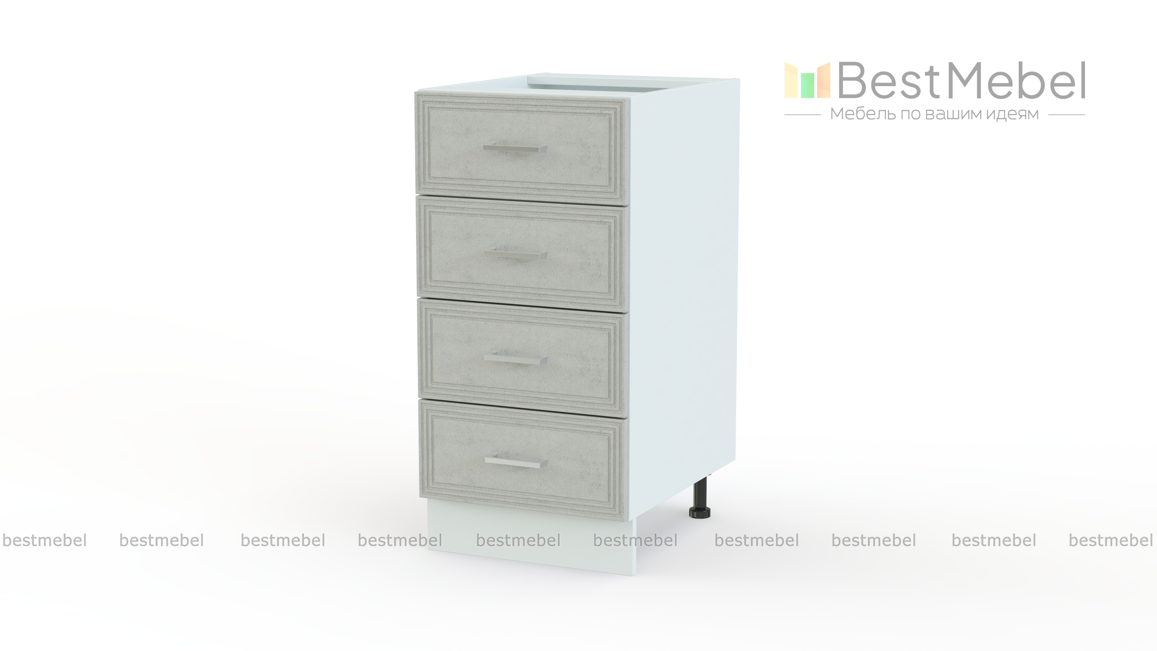 Шкаф нижний с 4-мя ящиками Ника BMS