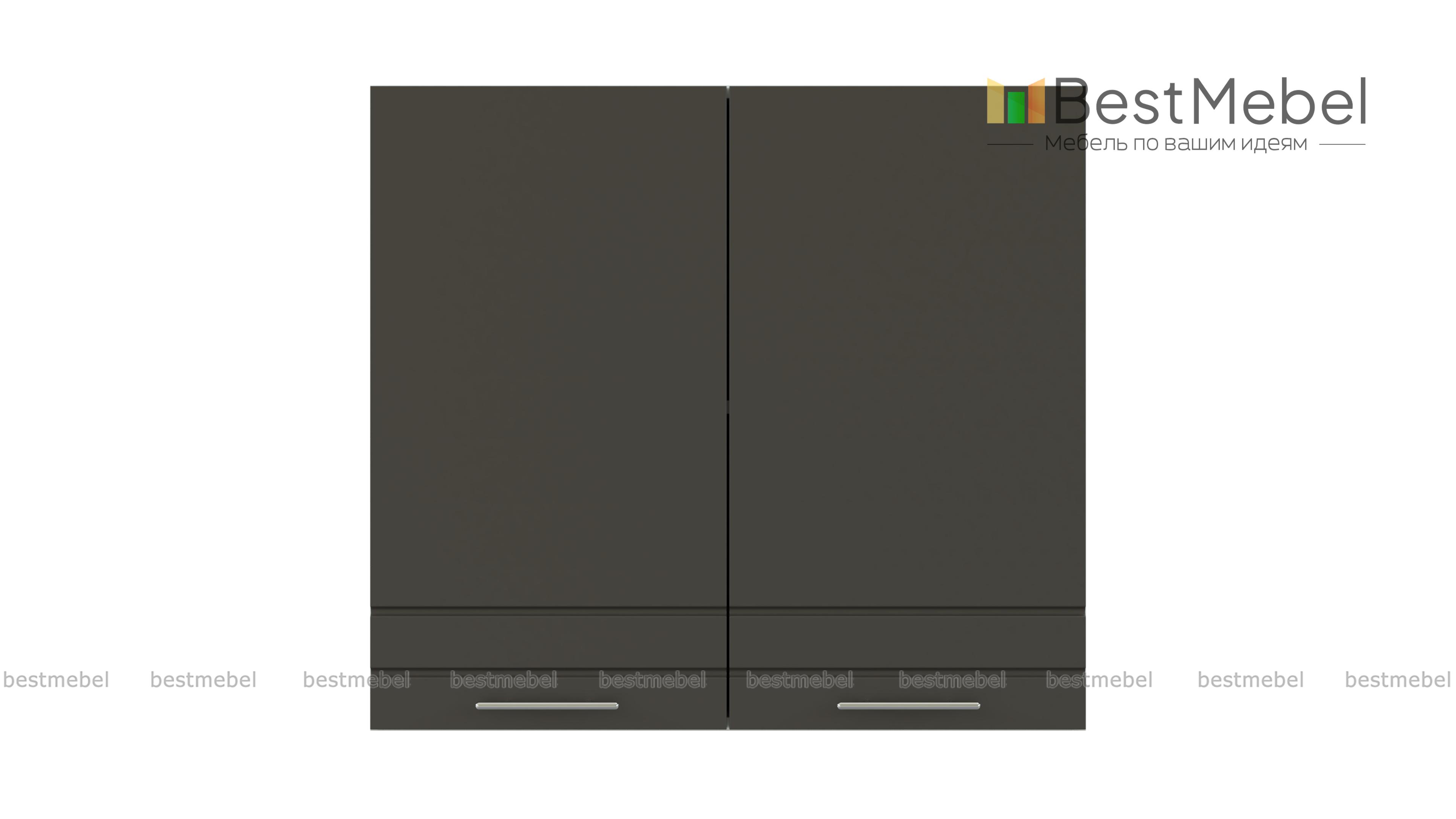 Шкаф Олимпия  навесной 2-х дверный BMS - Фото