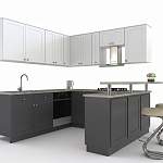 Кухня с барной стойкой Каприз-2 BMS - Фото 2