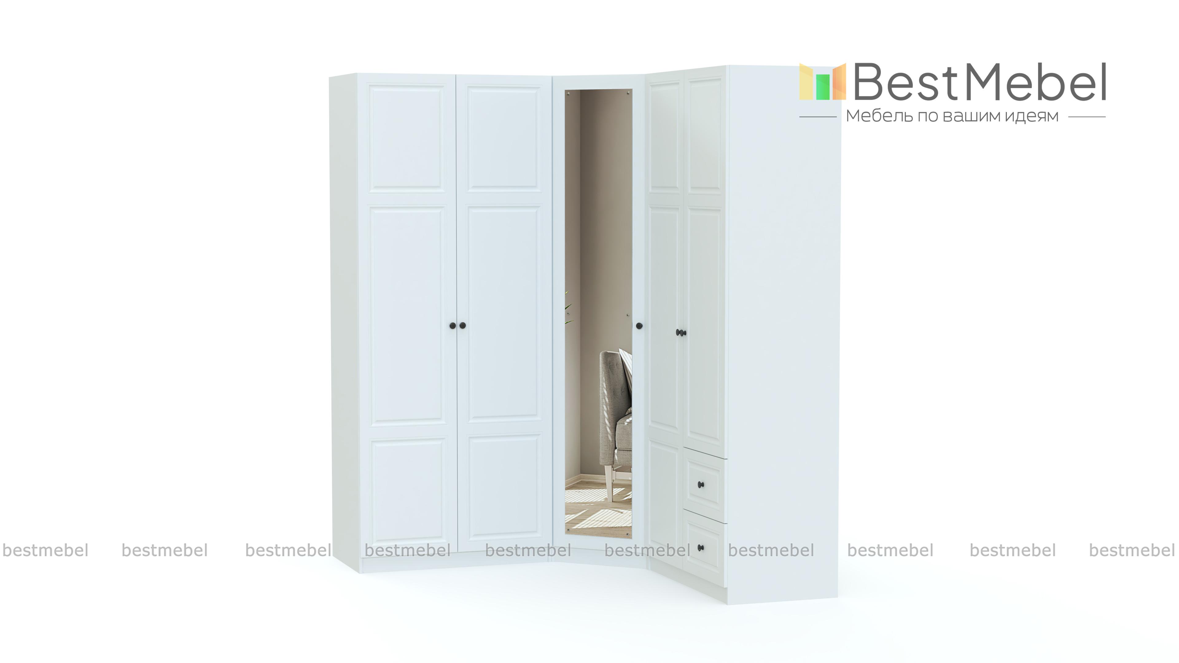 Шкаф угловой Франк 41 BMS - Фото