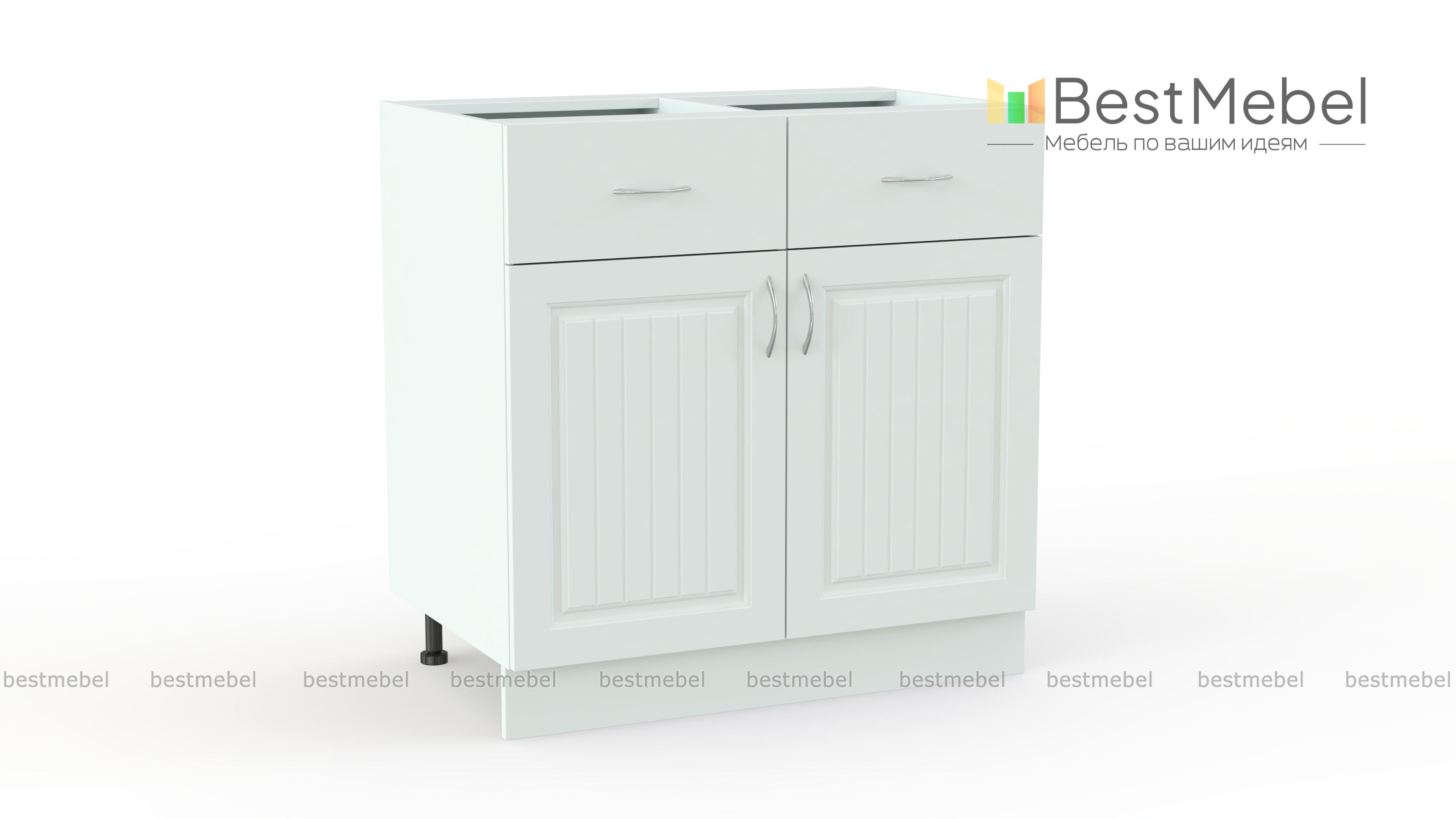 Тумба напольная Николь 2я2дв BMS - Фото