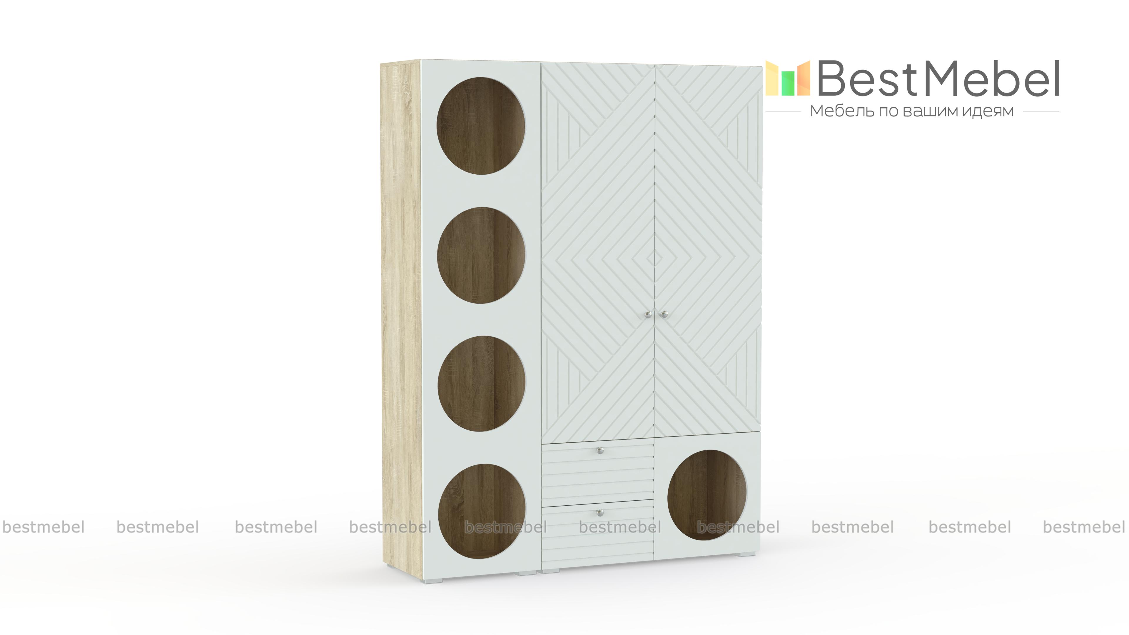 Шкаф распашной Авелин 15 BMS - Фото