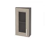 Шкаф верхний торцевой остекленный Сканди BMS - Фото 11