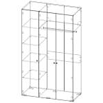 Схема сборки Шкаф распашной Джосс 3 BMS